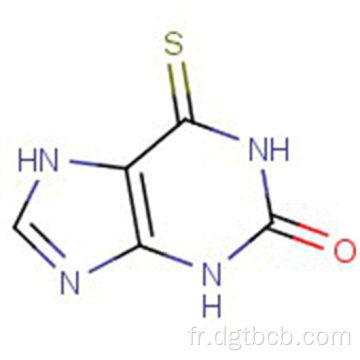 6-thioxanthine jaune clair au liquide beige foncé